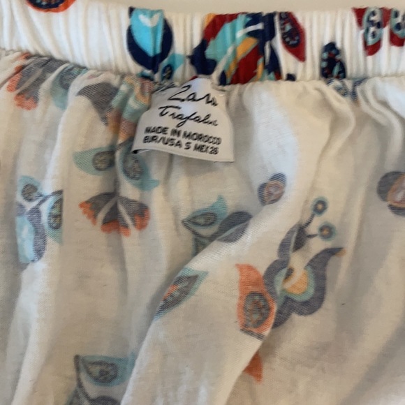 NWOT Zara Floral Off-Shoulder Top, size S - Picture 4 of 4